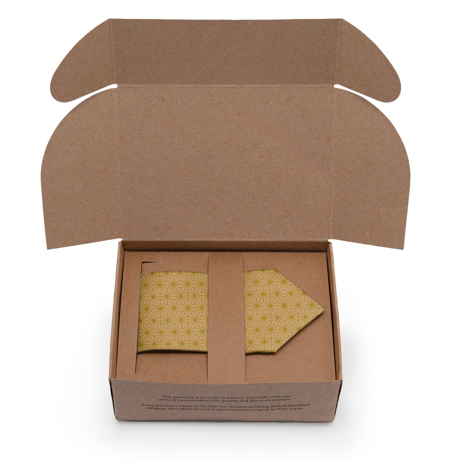 Link Geometric Necktie - Packaging - Knotty Tie Co.