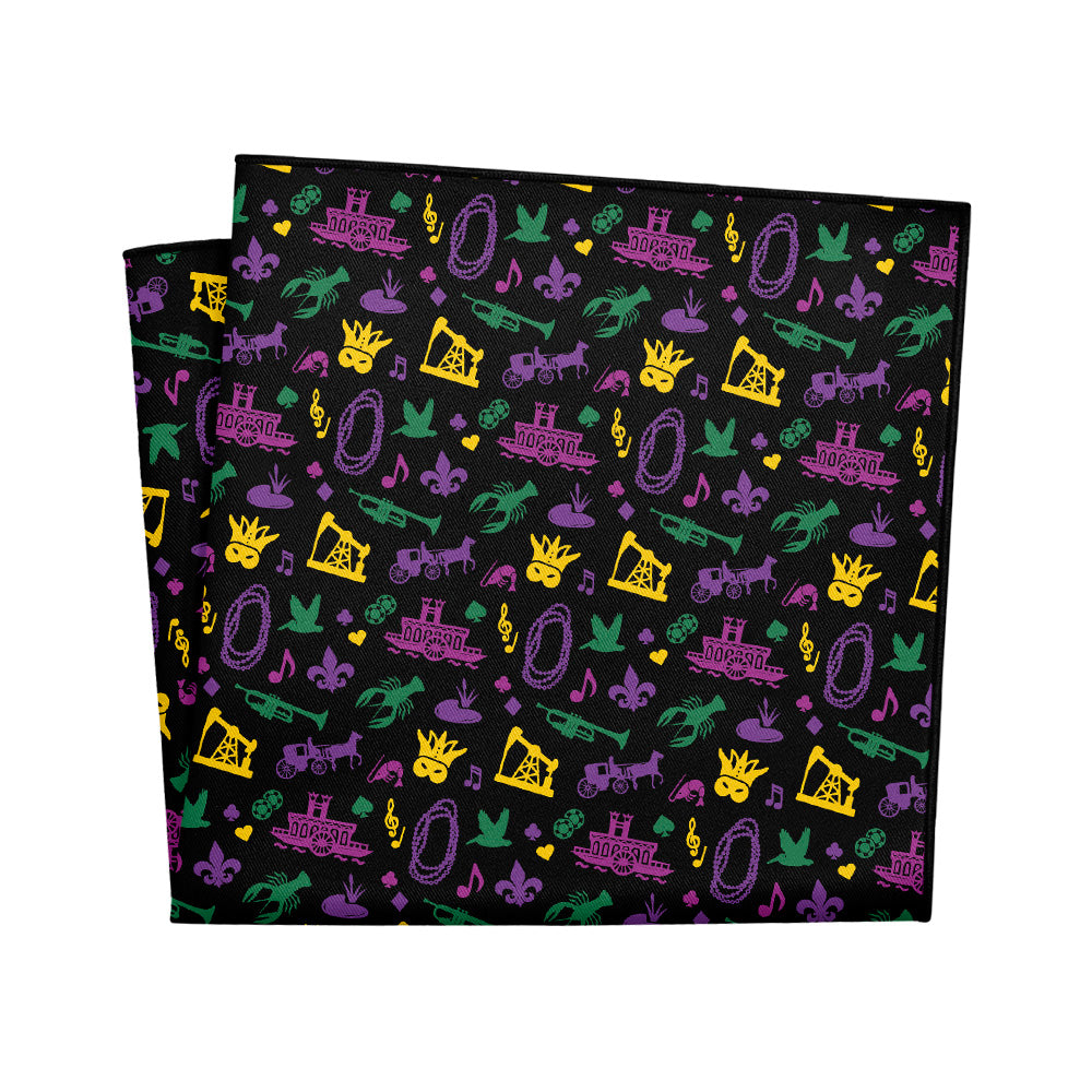 Louisiana State Heritage Pocket Square - 12" Square - Knotty Tie Co.