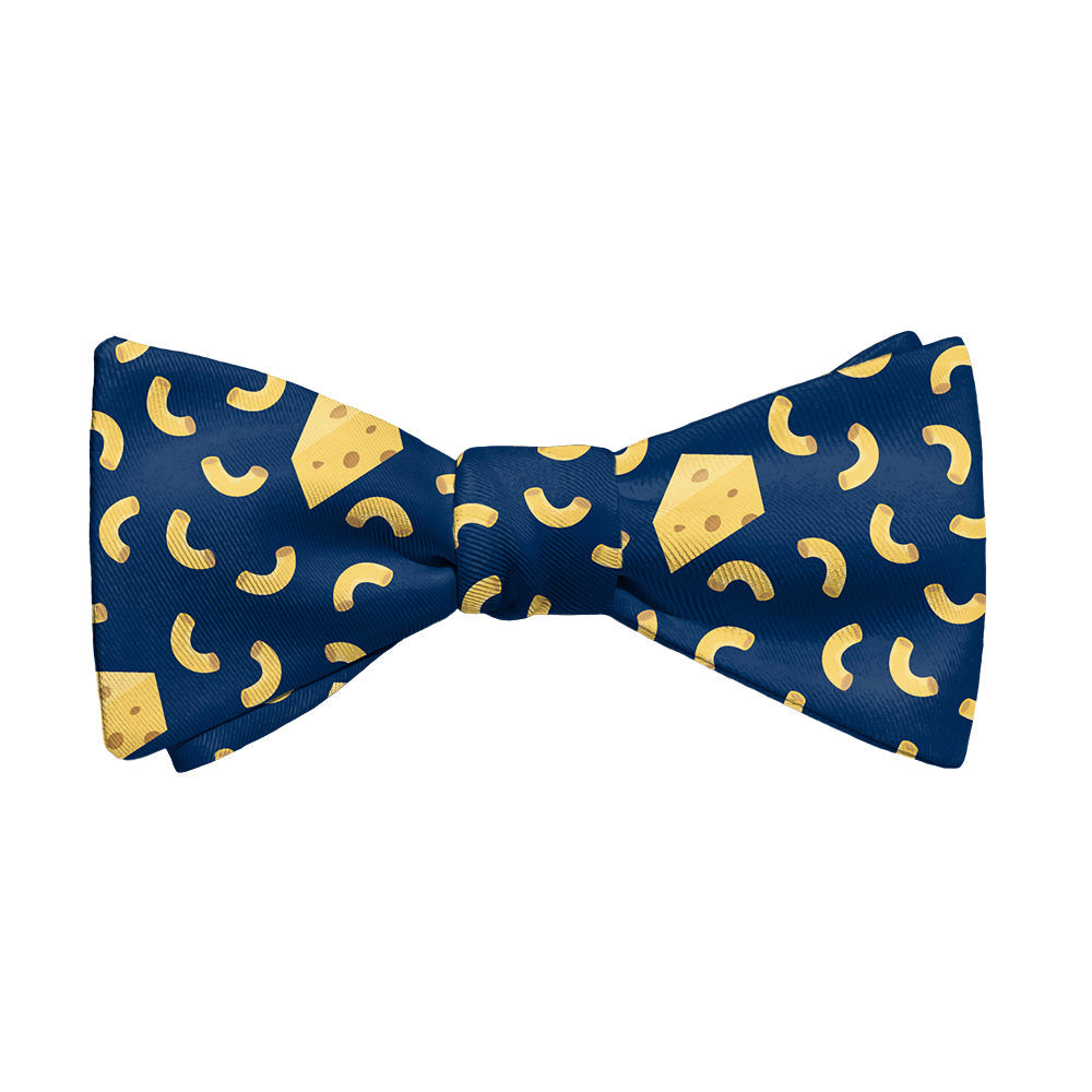 Mac N Cheese Bow Tie - Adult Standard Self-Tie 14-18" - Knotty Tie Co.