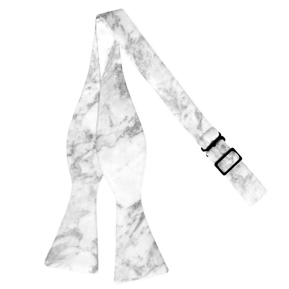 Marble Bow Tie - Adult Extra-Long Self-Tie 18-21" -  - Knotty Tie Co.