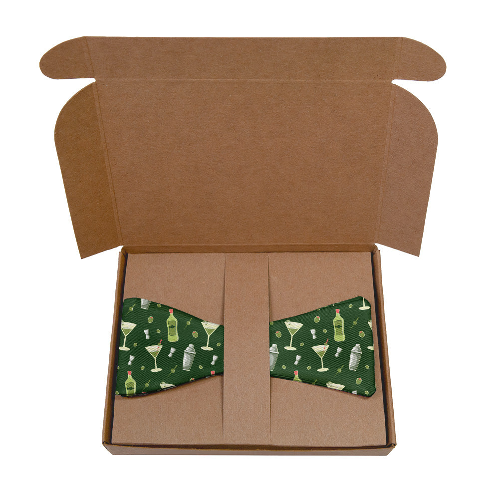 Martini Bow Tie - Kraft Gift Box Packaging - Knotty Tie Co.