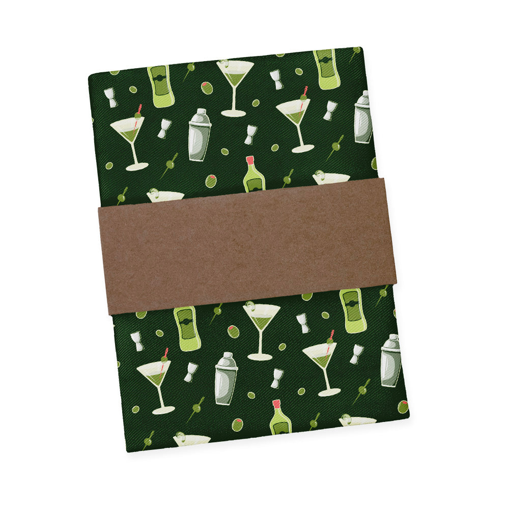 Martini Pocket Square - Packaging - Knotty Tie Co.