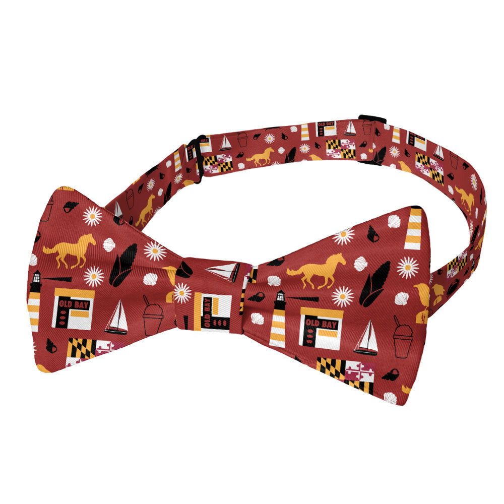 Maryland State Heritage Bow Tie - Adult Pre-Tied 12-22" -  - Knotty Tie Co.