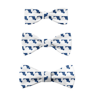 Maryland State Outline Bow Tie -  -  - Knotty Tie Co.