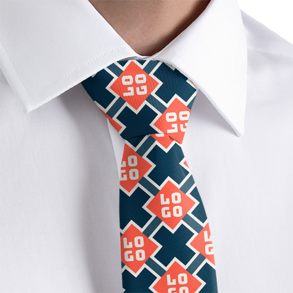 Custom Mesa 2 Logo Tie - Rolled - Knotty Tie Co.
