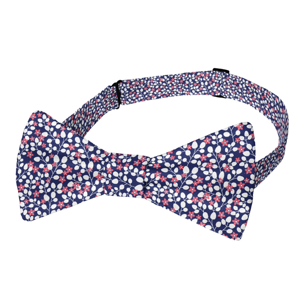 Micro Floral Bow Tie - Adult Pre-Tied 12-22" -  - Knotty Tie Co.