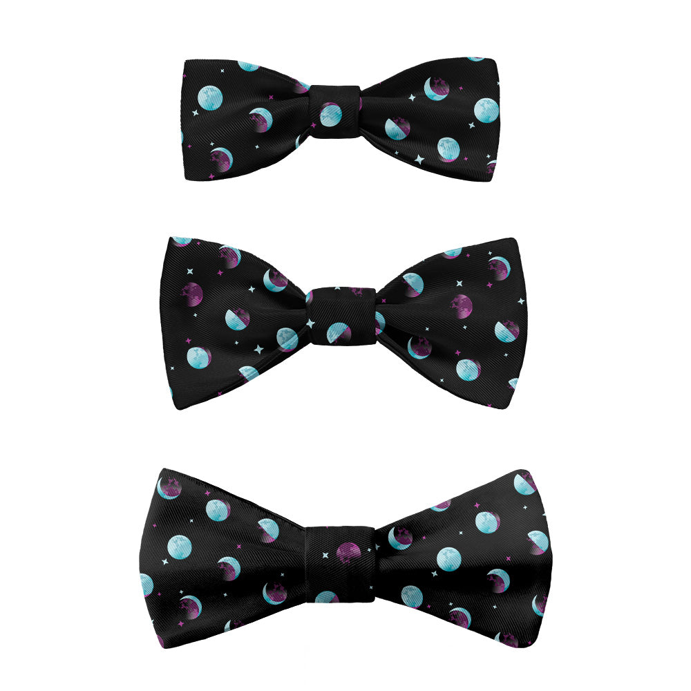 Mini Moons Space Bow Tie -  -  - Knotty Tie Co.