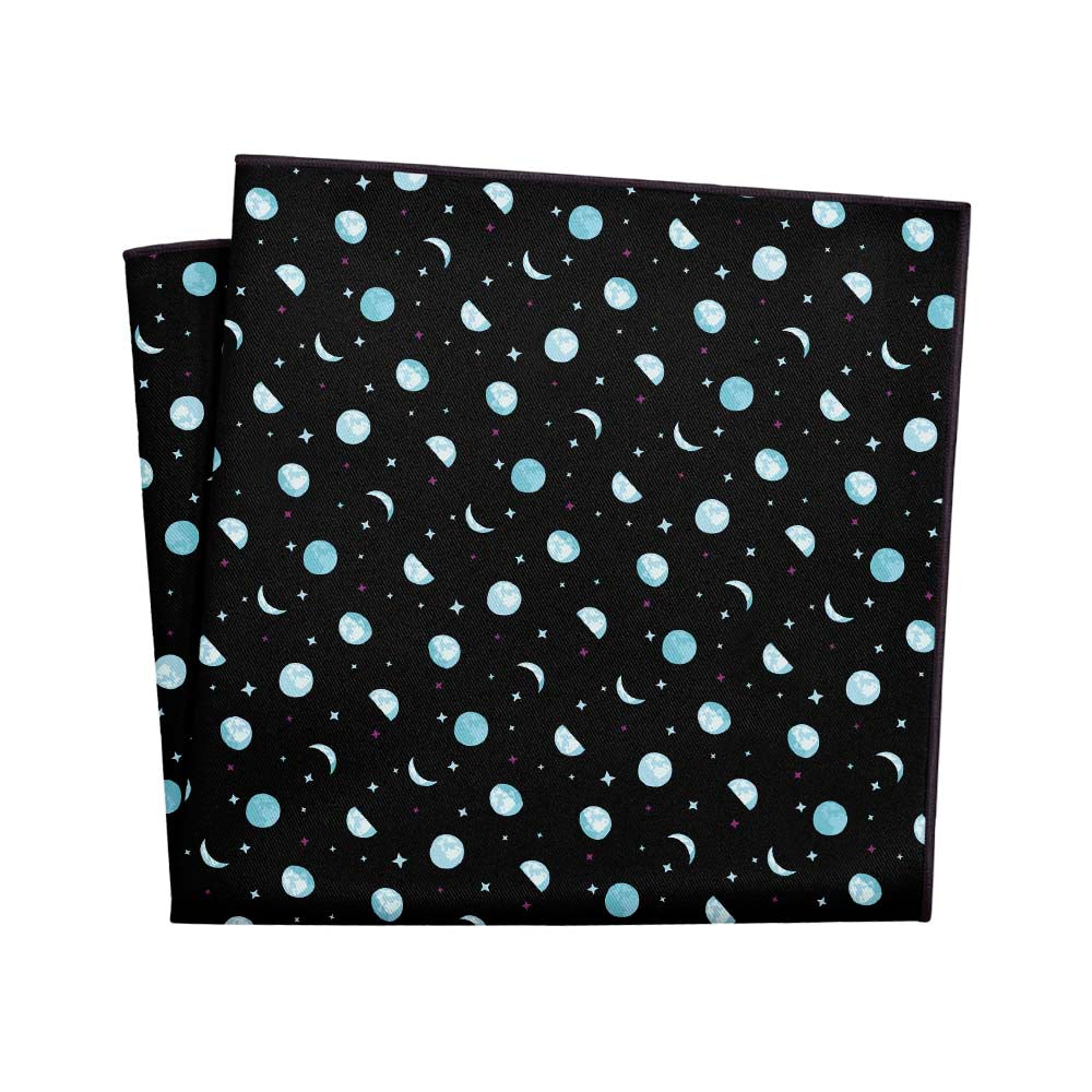 Mini Moons Space Pocket Square