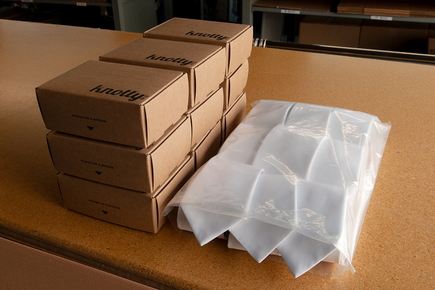 Individually boxed ties vs minimally packaged neckties