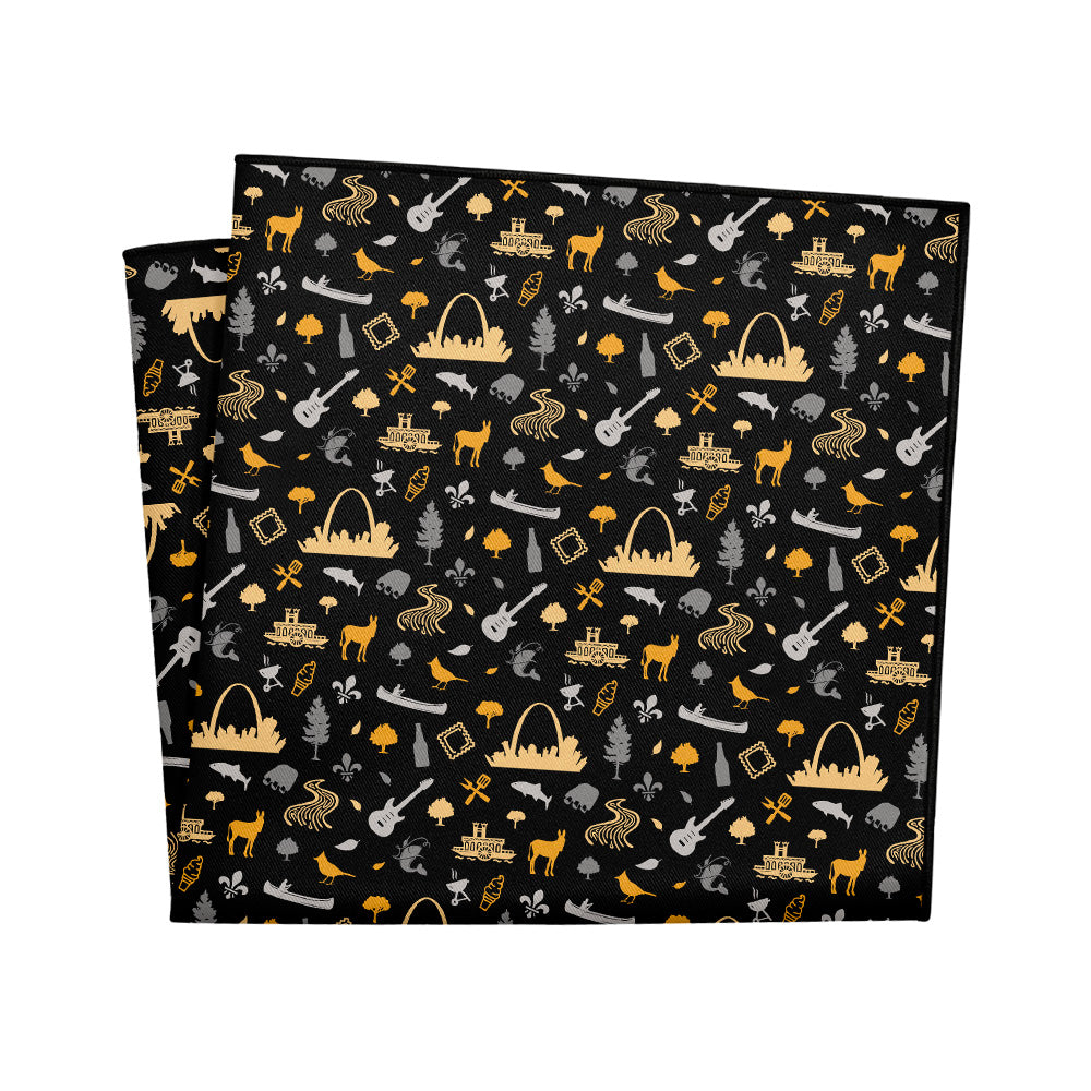 Missouri State Heritage Pocket Square - 12" Square - Knotty Tie Co.