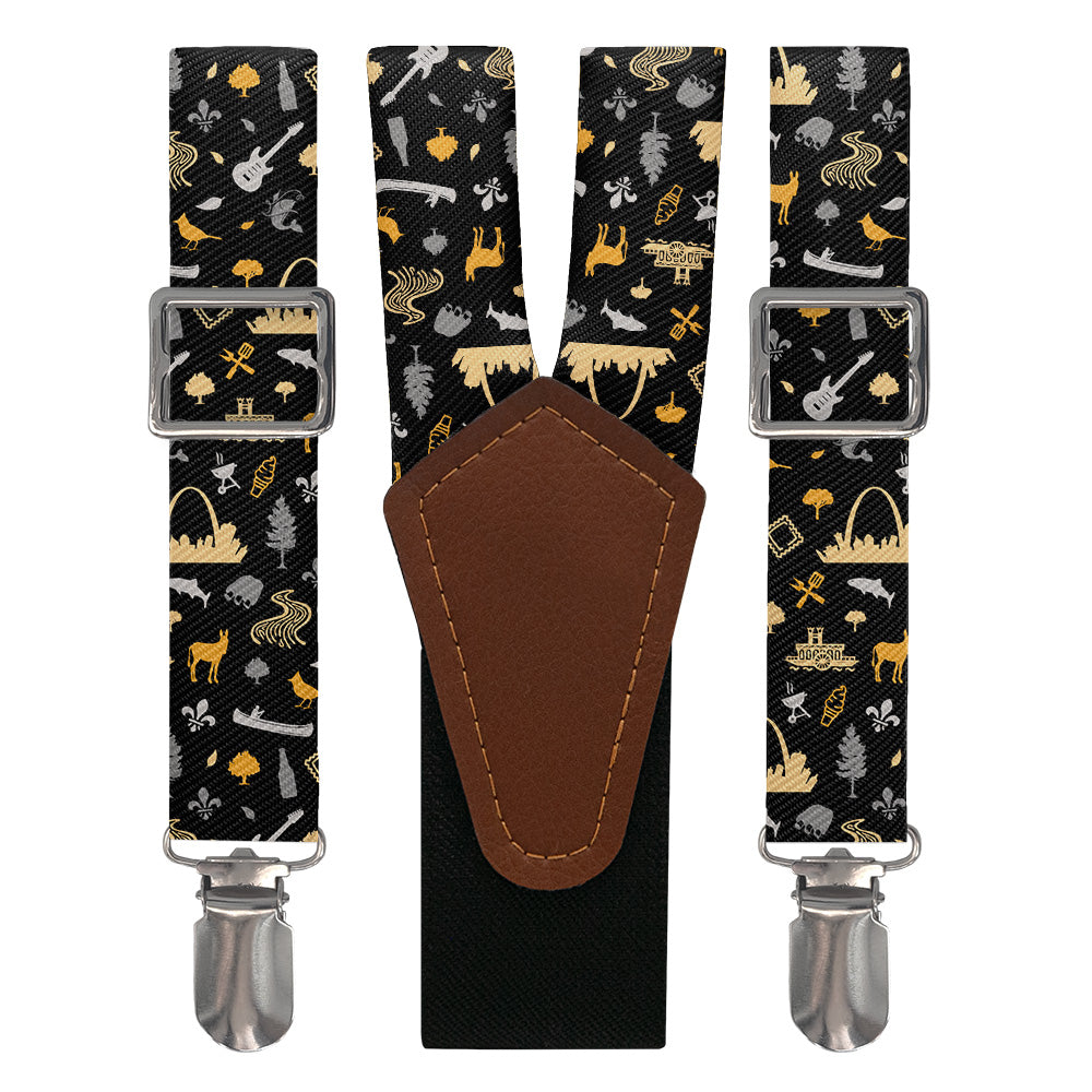 Missouri State Heritage Suspenders - Main View - Knotty Tie Co.