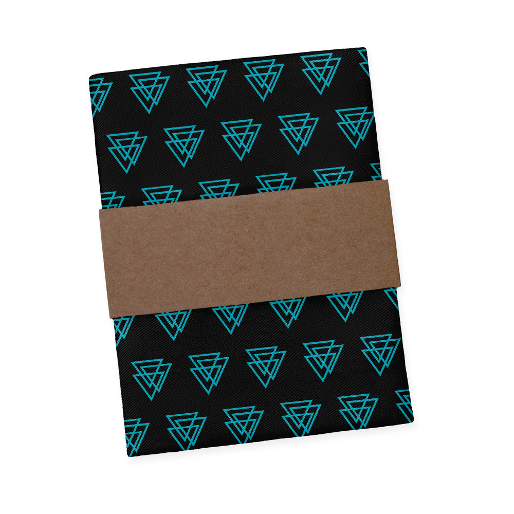 Mod Triangles Pocket Square - Packaging - Knotty Tie Co.