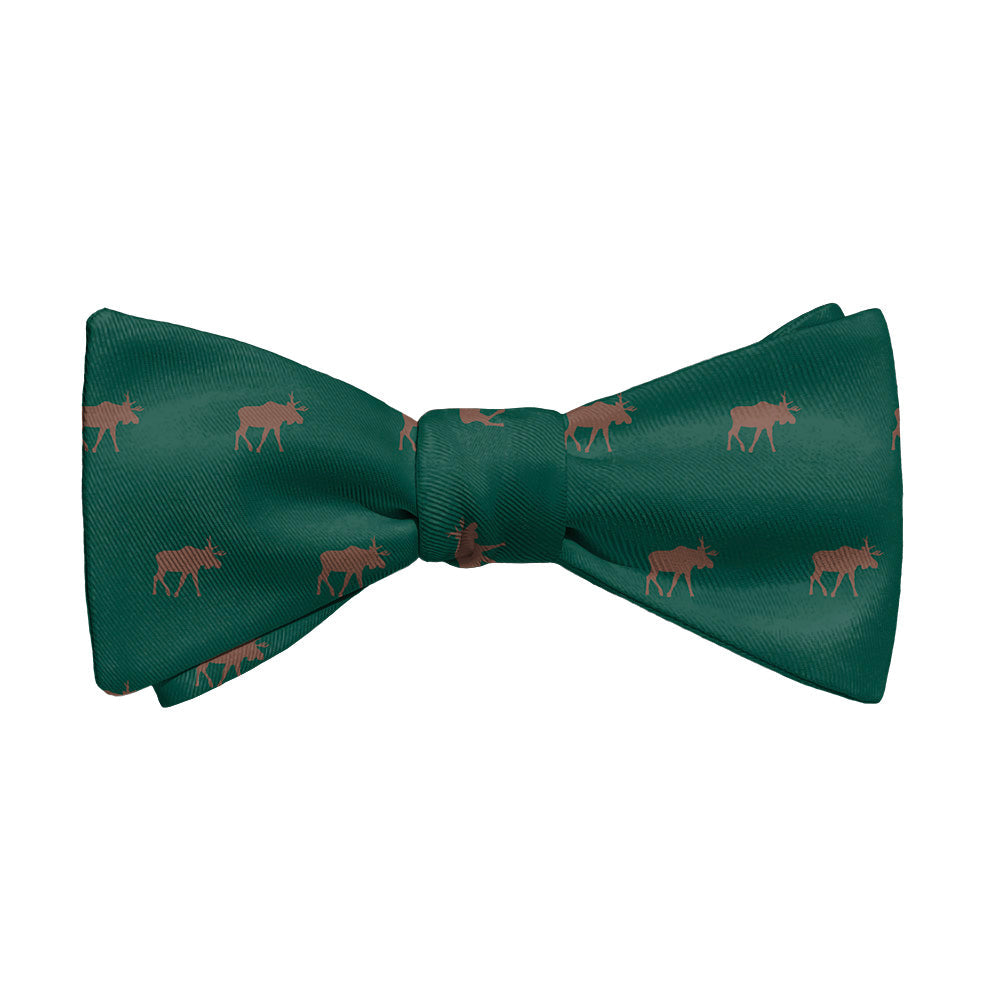 Moose Bow Tie - Adult Standard Self-Tie 14-18" -  - Knotty Tie Co.