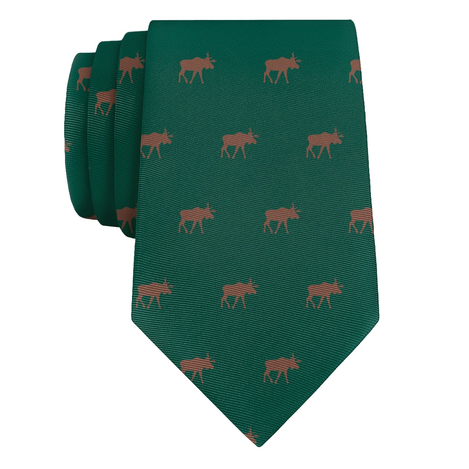 Moose Necktie - Rolled - Knotty Tie Co.