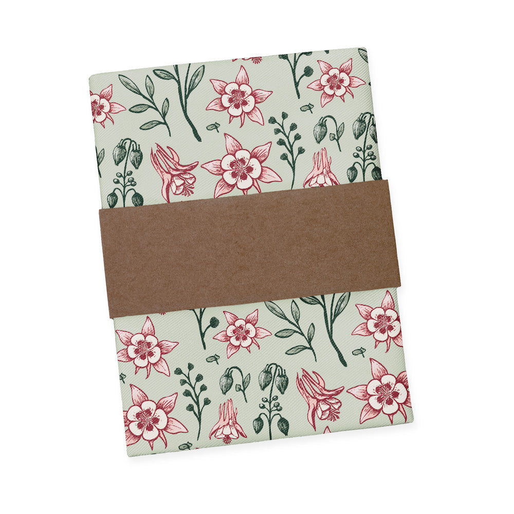 Mountain Columbine Pocket Square - Packaging - Knotty Tie Co.