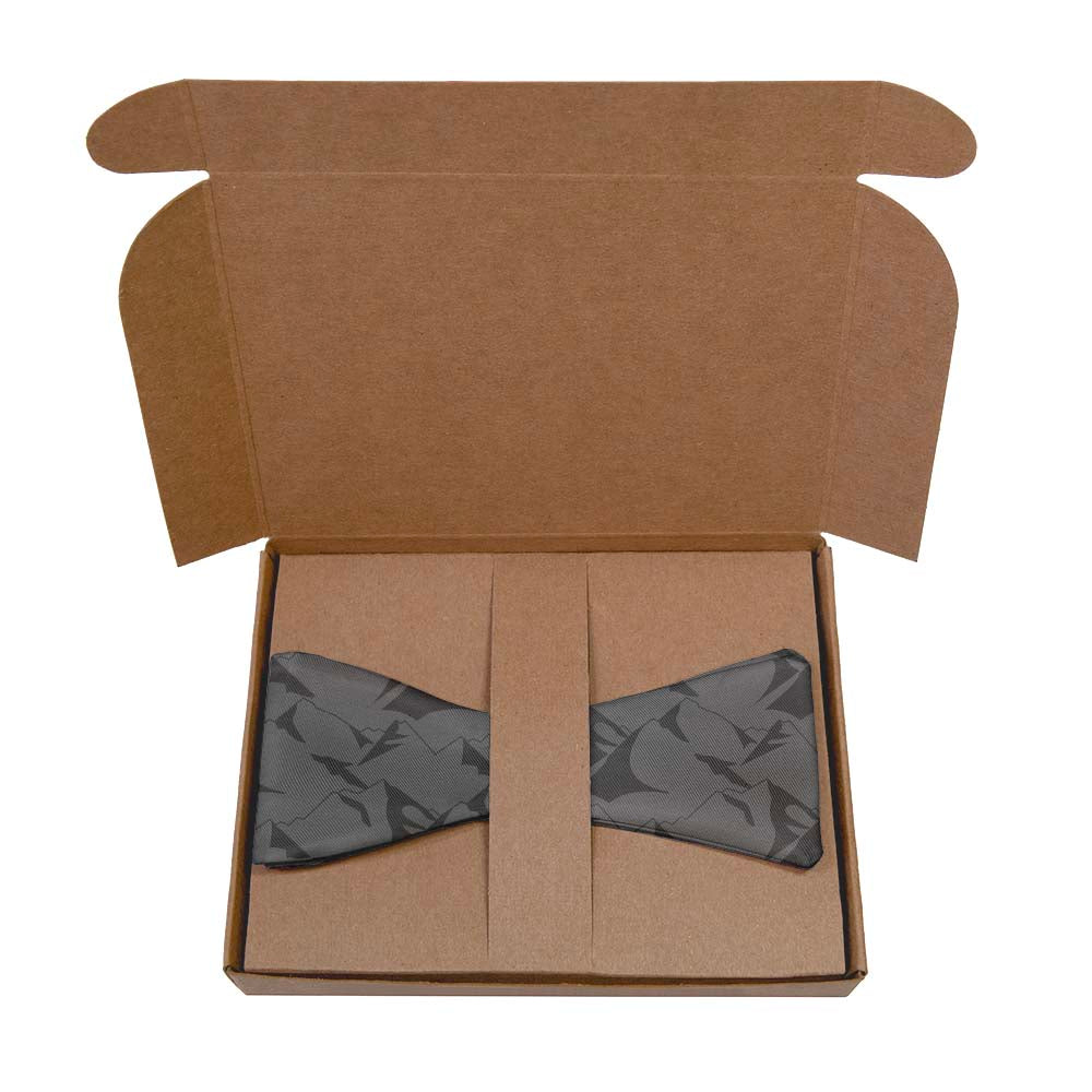 Mountains Bow Tie- Kraft Gift Box Packaging - Knotty Tie Co.