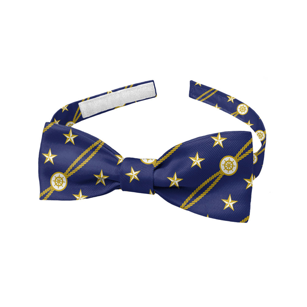 Nautical Stripe Bow Tie - Baby Pre-Tied 9.5-12.5" -  - Knotty Tie Co.