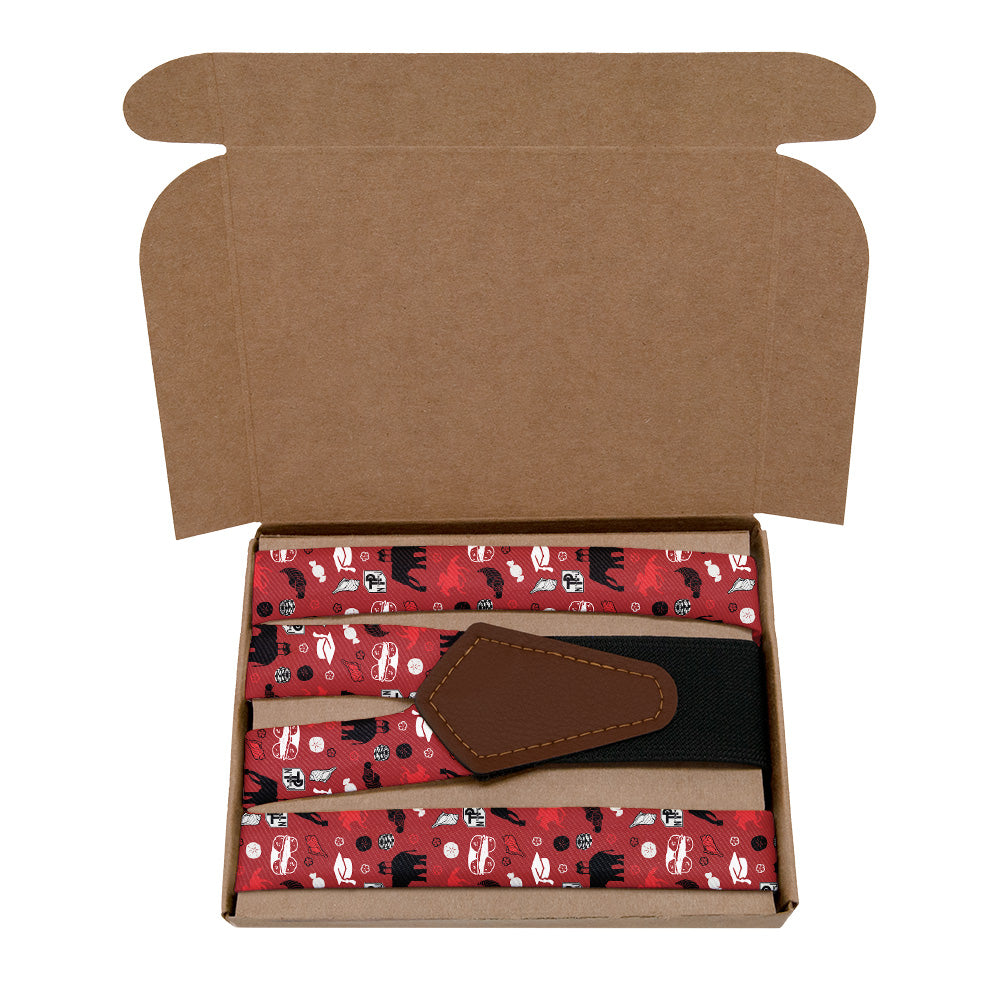 New Jersey State Heritage Suspenders - Kraft Gift Box Packaging - Knotty Tie Co.
