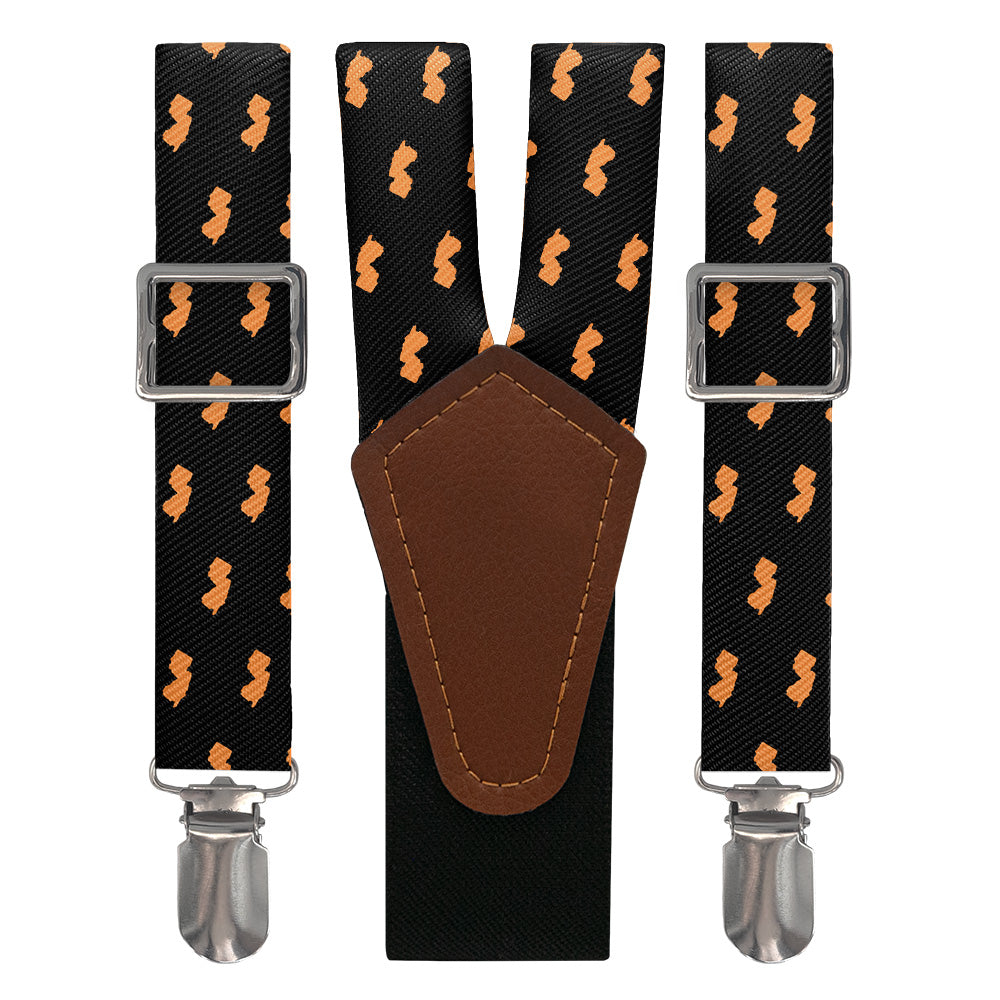 New Jersey State Outline Suspenders - Main View - Knotty Tie Co.