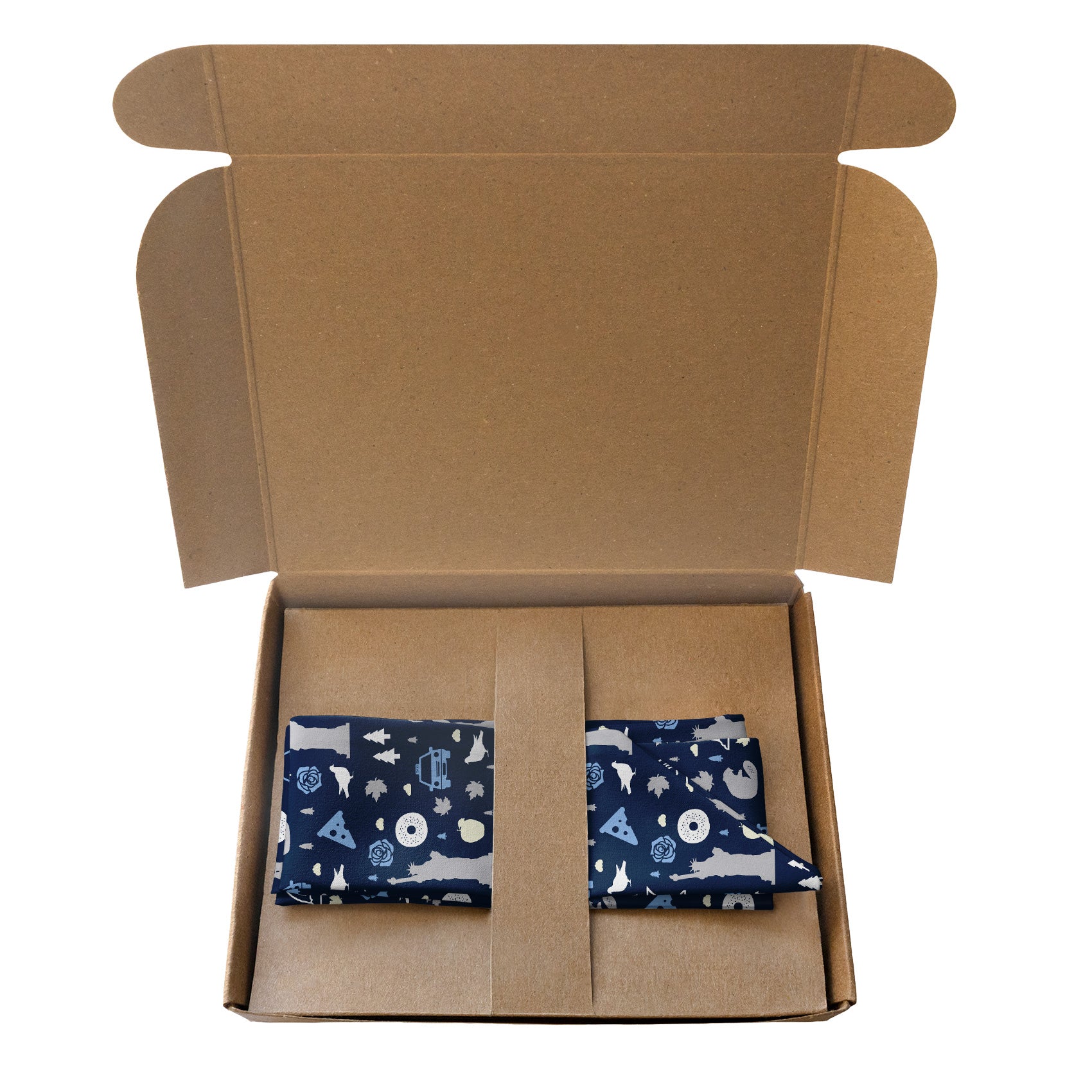 New York State Heritage Hair Scarf - Packaging - Knotty Tie Co.