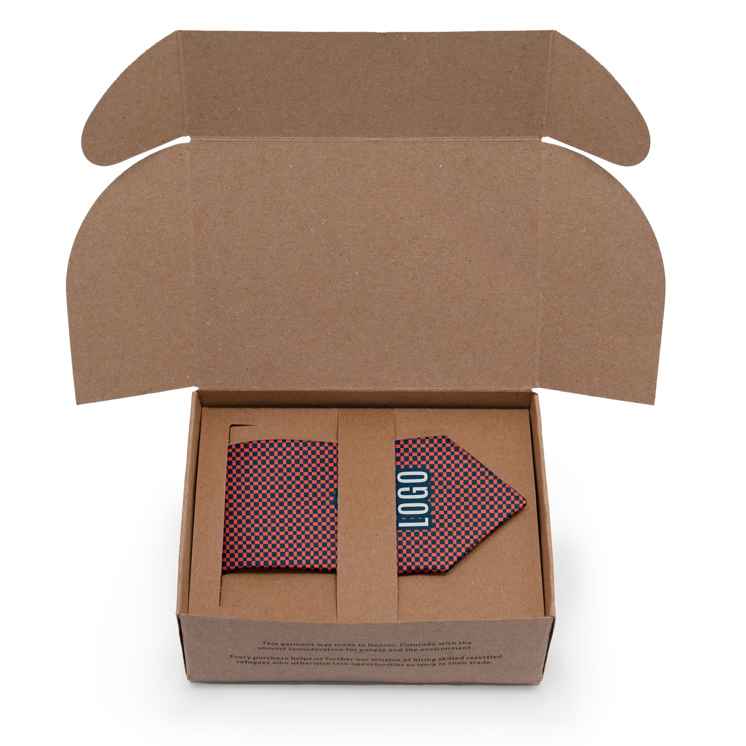 Custom Norman 1 Logo Tie - Packaging - Knotty Tie Co.