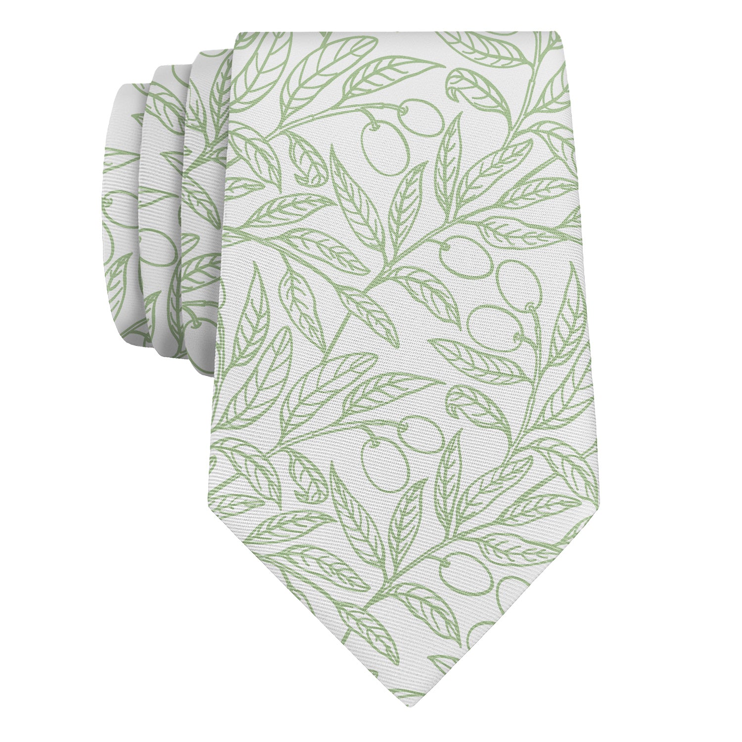 Olive Branch Necktie | Skinny, Knotty, Classic Widths