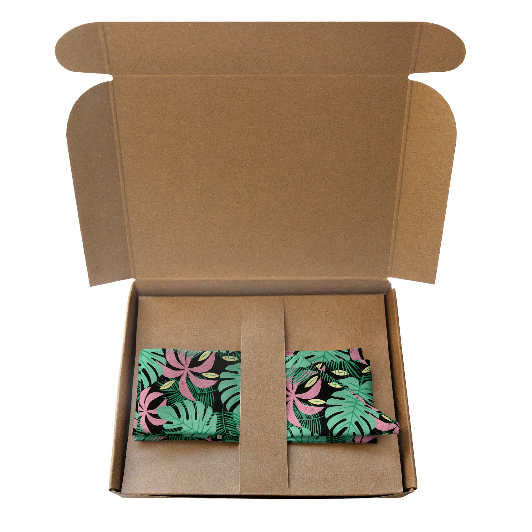 Paradise Palms Hair Scarf - Packaging - Knotty Tie Co.