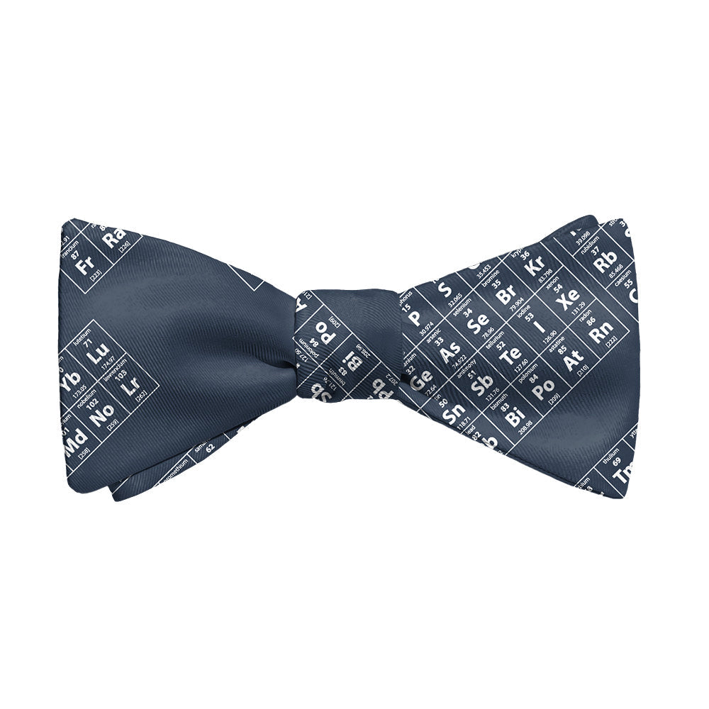 Periodic Table Bow Tie - Adult Standard Self-Tie 14-18" -  - Knotty Tie Co.