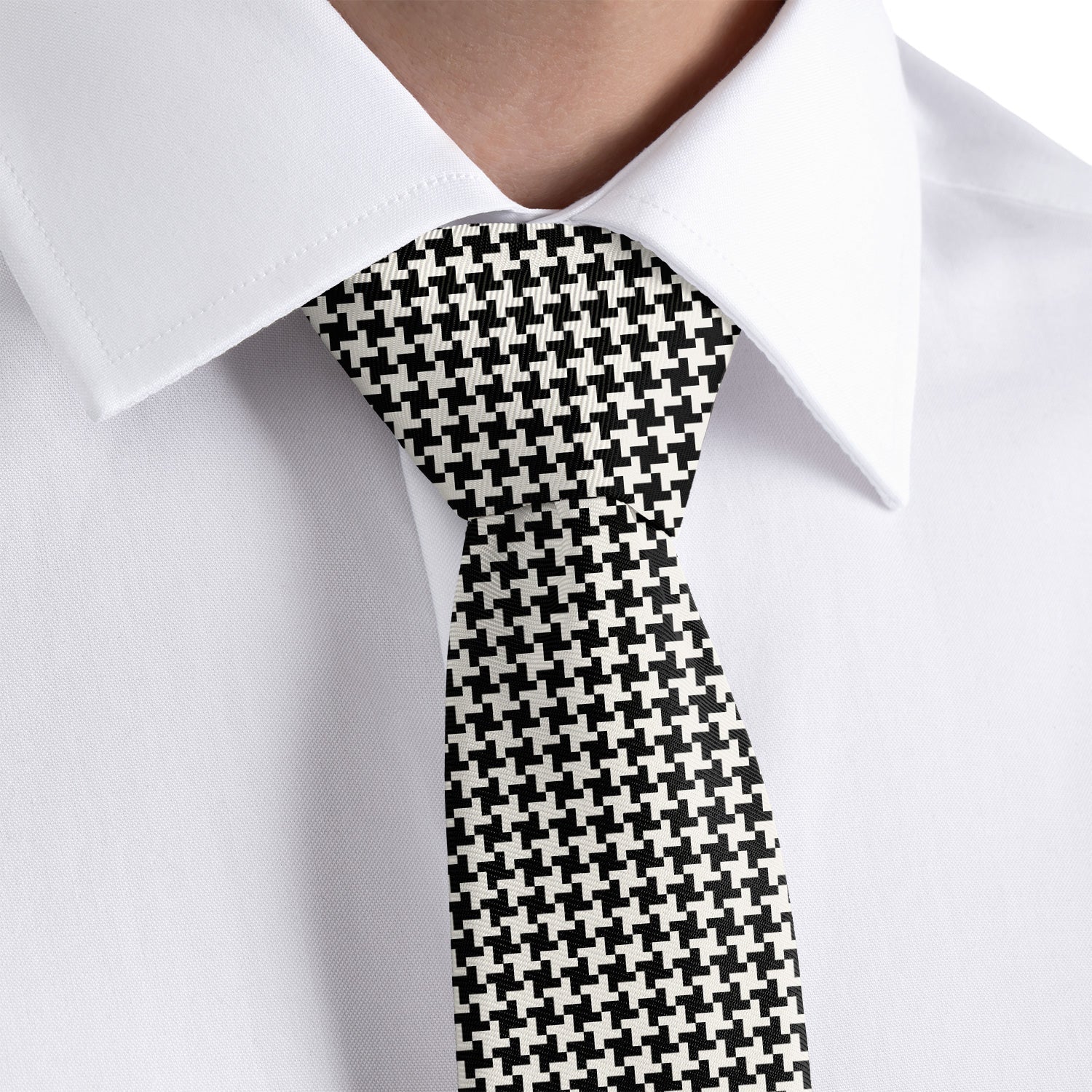 Puppytooth Necktie - Rolled - Knotty Tie Co.