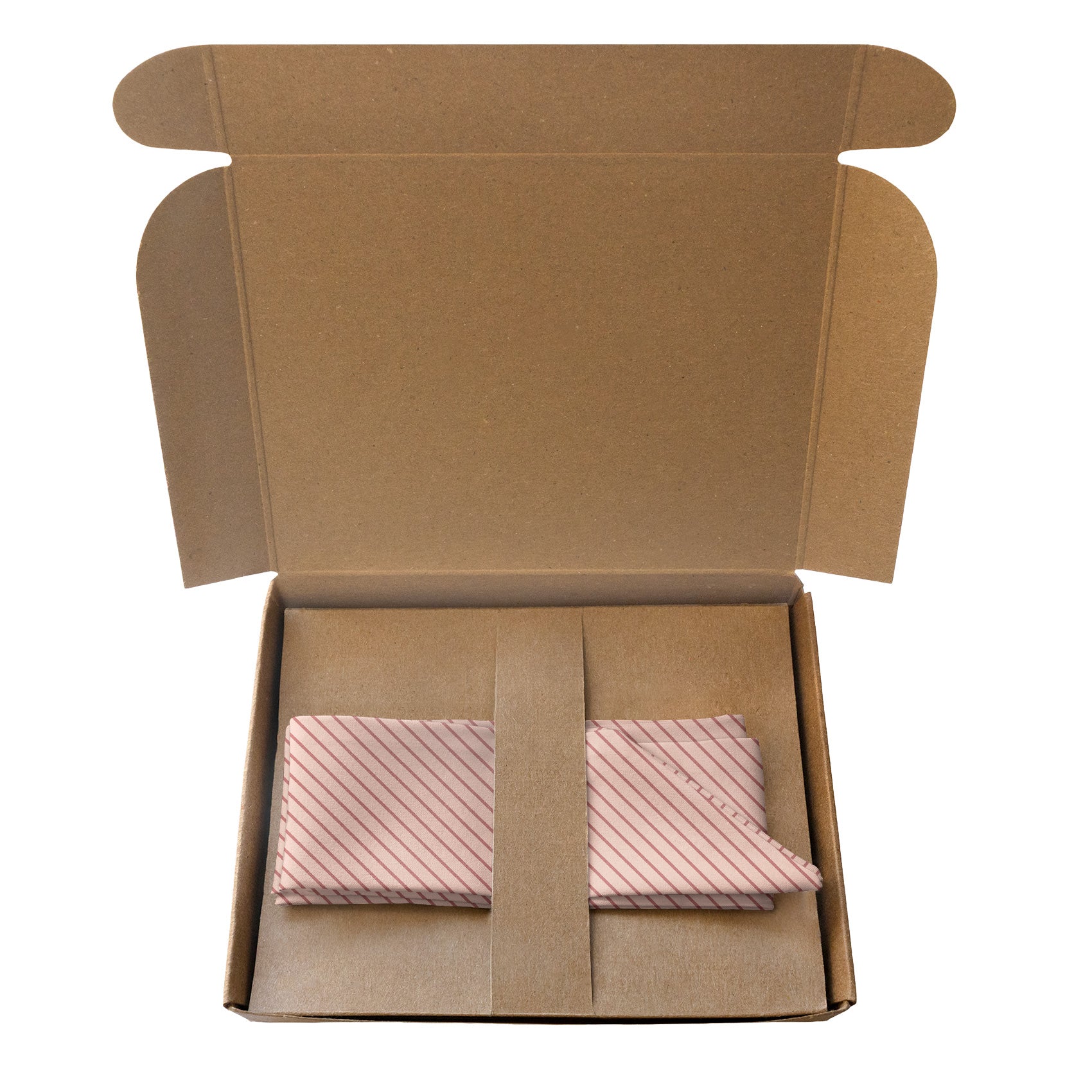 Repp Stripe Hair Scarf - Packaging - Knotty Tie Co.