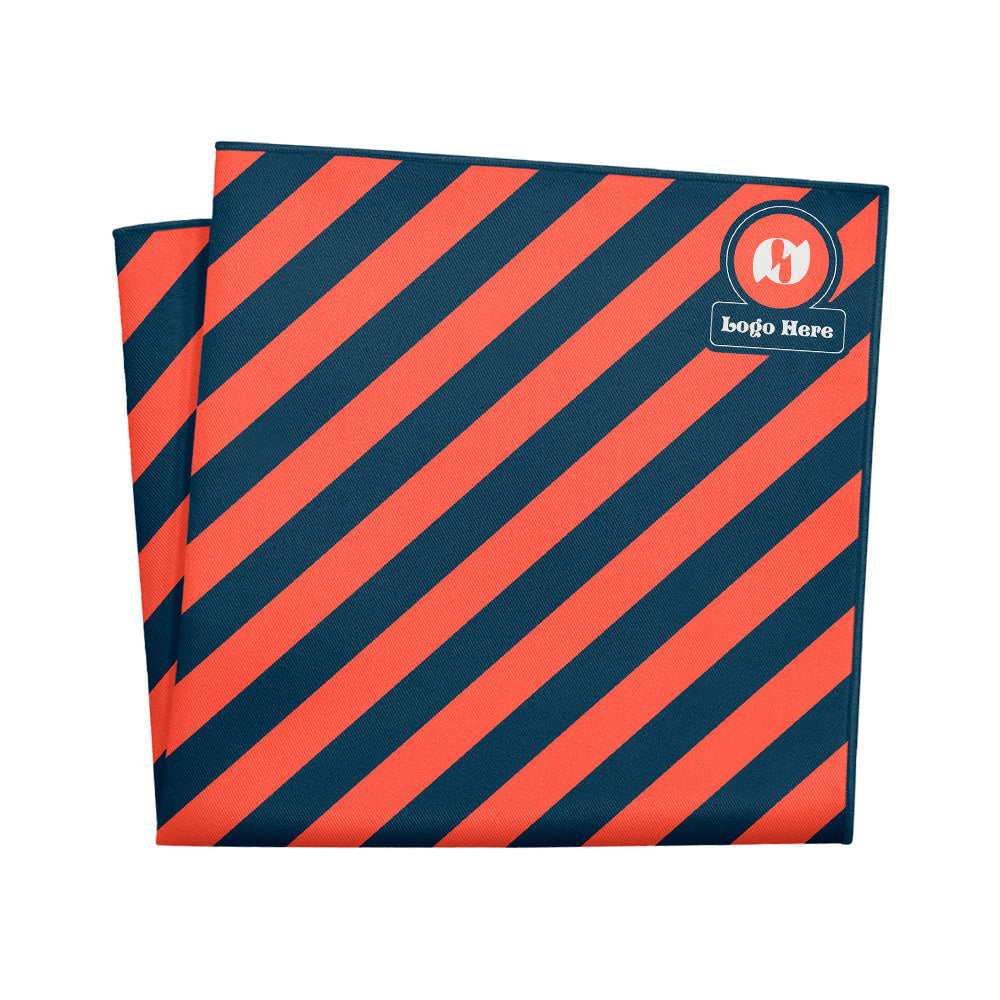 Custom Rugby 1 Logo Pocket Square