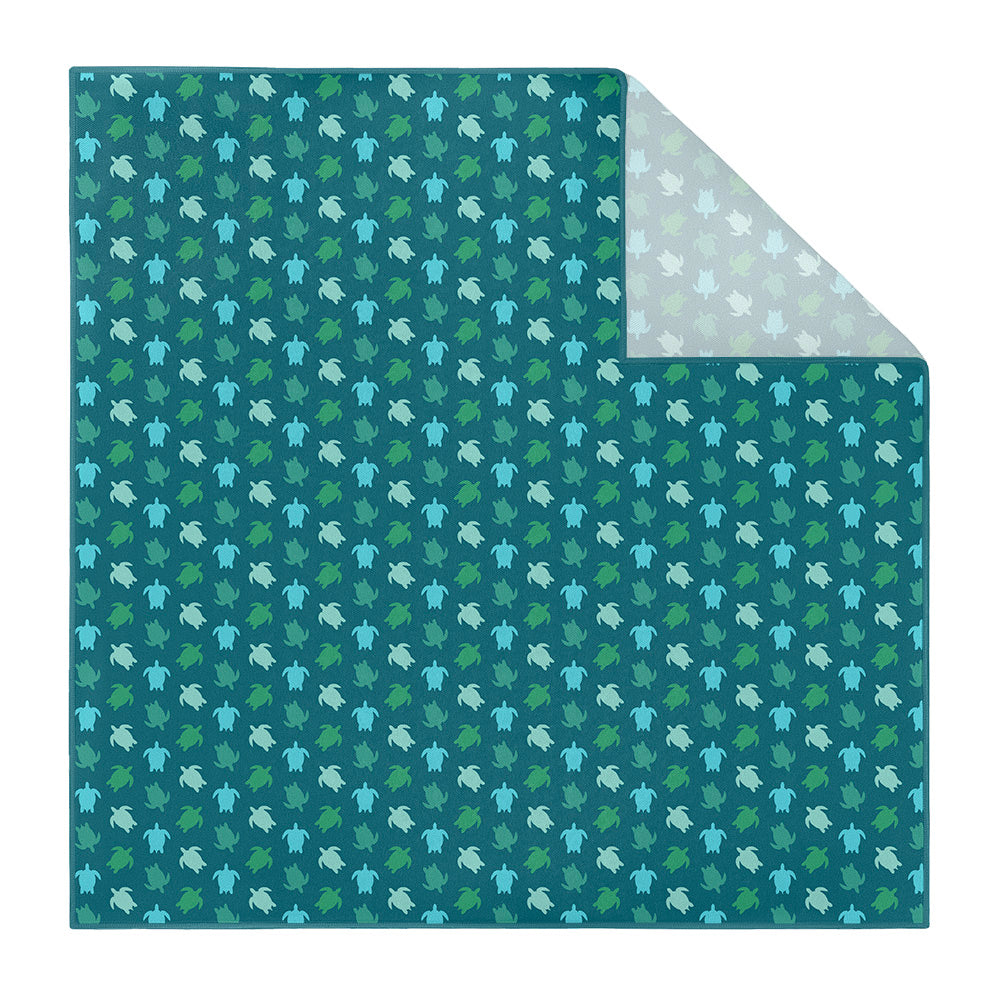 Sea Turtles Pocket Square - Printed - Knotty Tie Co.