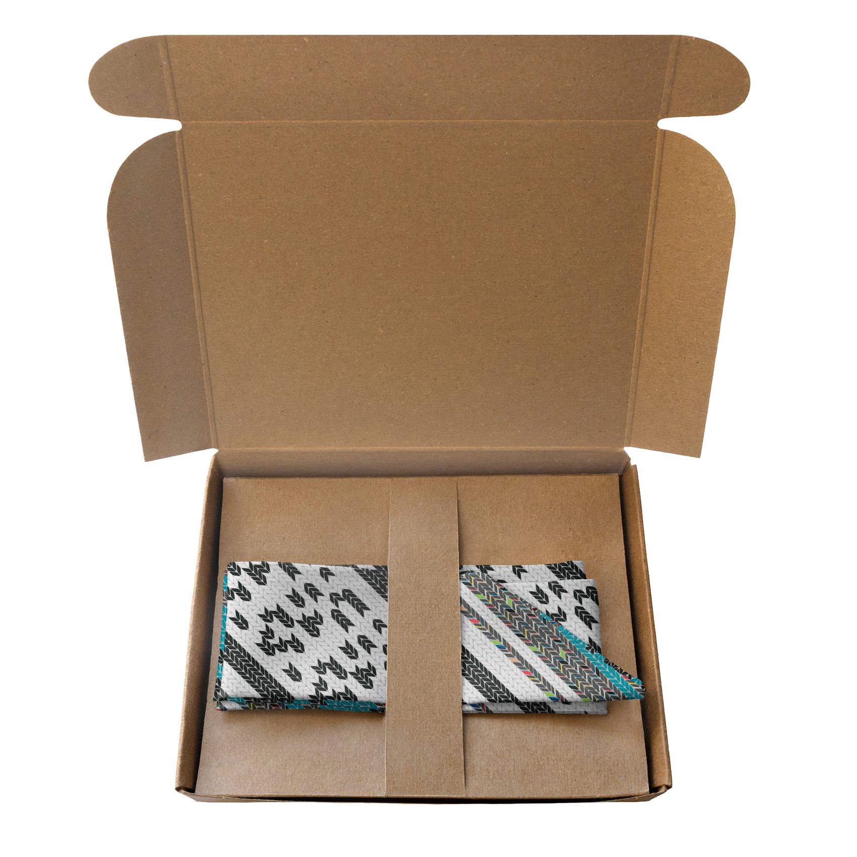Serape Hair Scarf - Packaging - Knotty Tie Co.