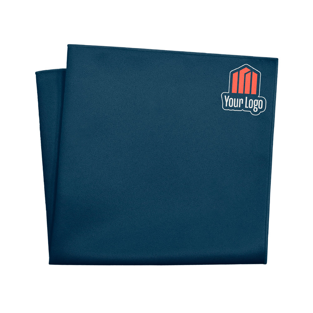 Custom Solid 1 Logo Pocket Square