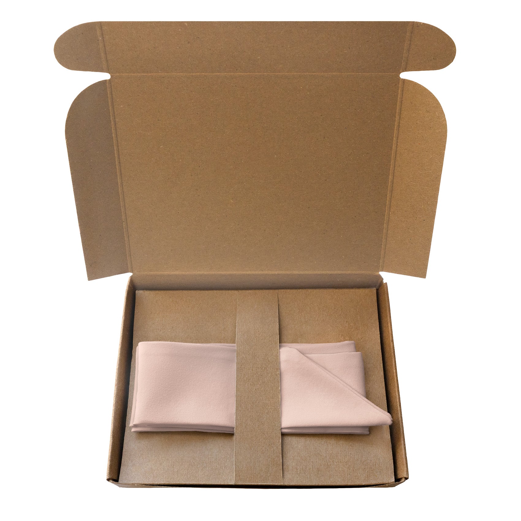 Solid KT Blush Pink Hair Scarf - Packaging - Knotty Tie Co.