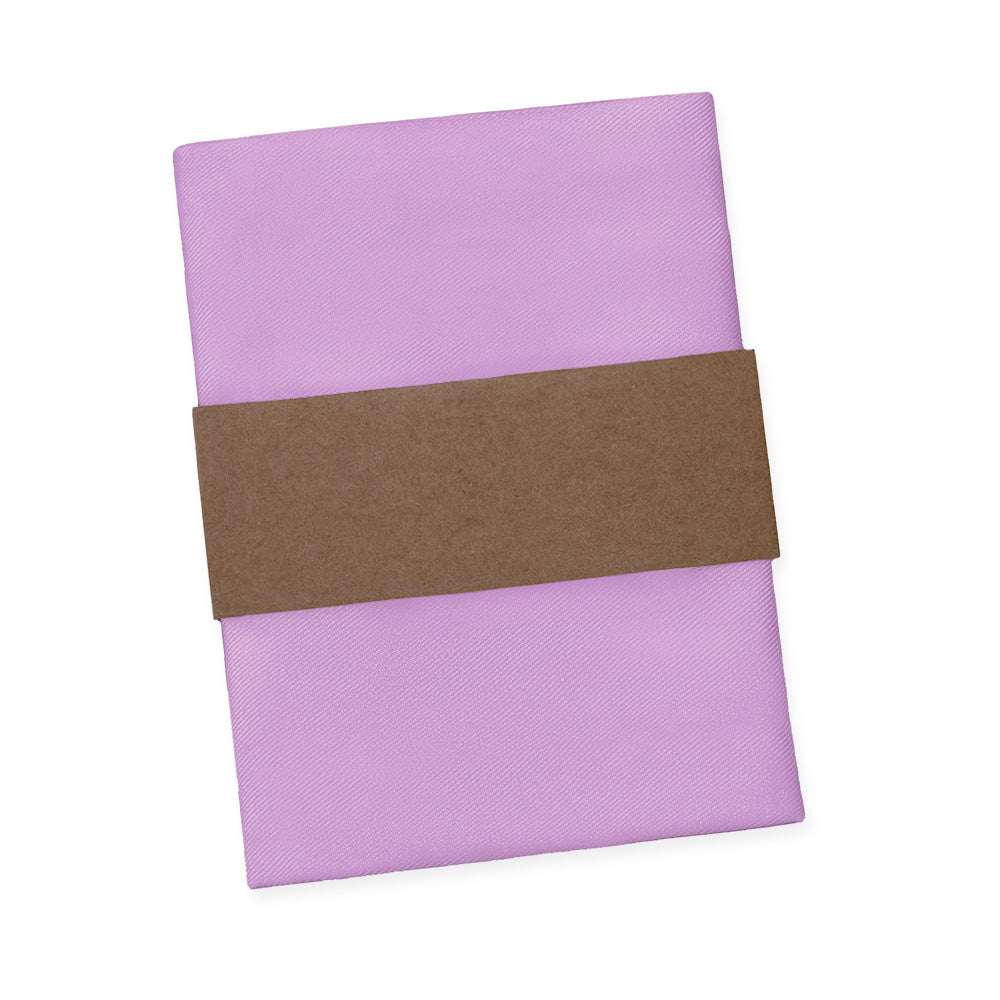 Solid KT Light Purple Pocket Square - Packaging - Knotty Tie Co.