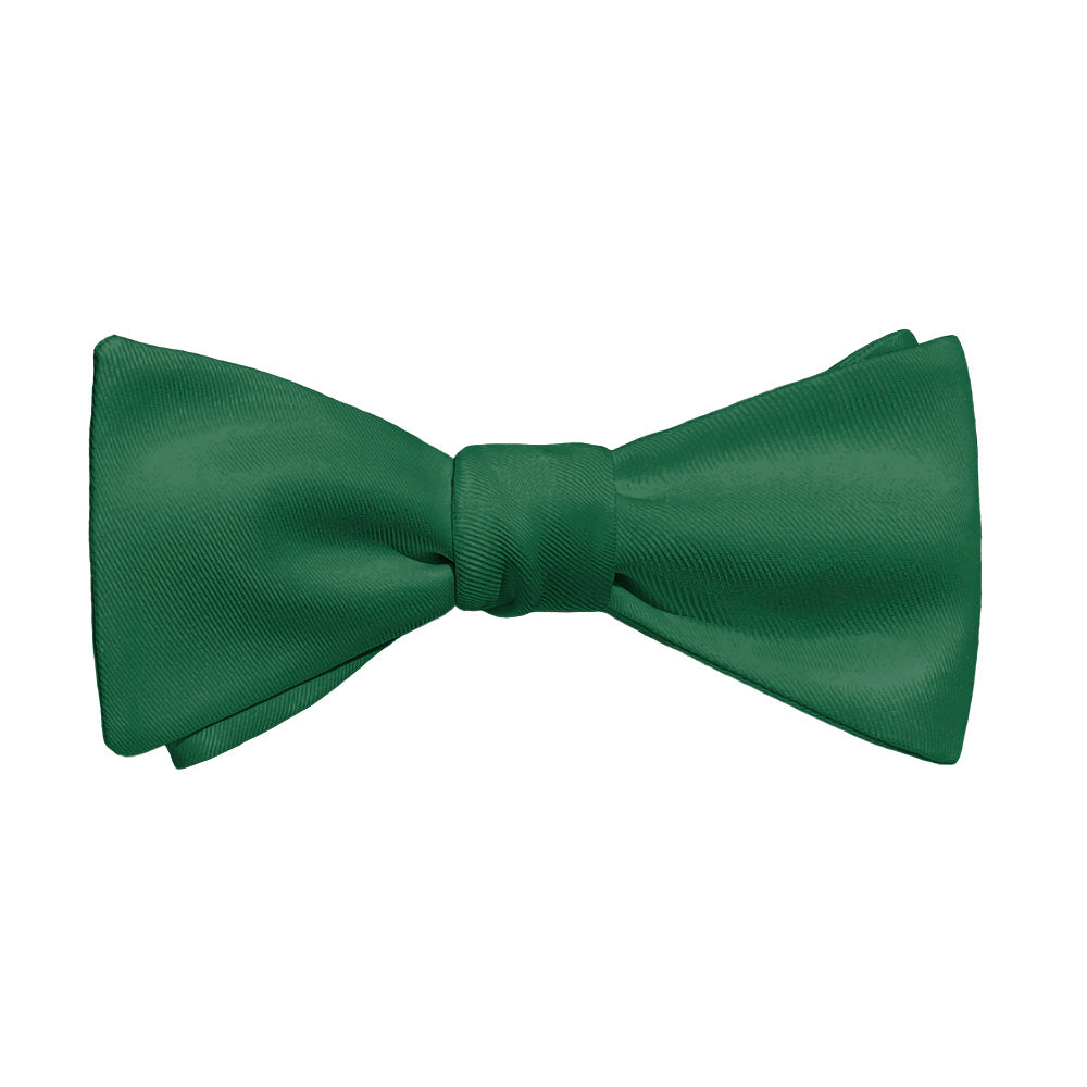 Solid KT Dark Green Bow Tie - Adult Standard Self-Tie 14-18" - Knotty Tie Co.