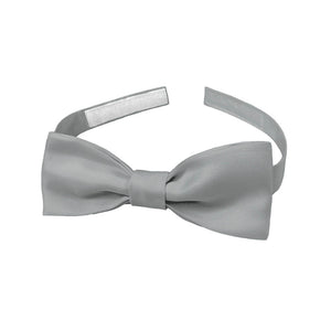 Solid KT Gray Bow Tie - Baby Pre-Tied 9.5-12.5" -  - Knotty Tie Co.