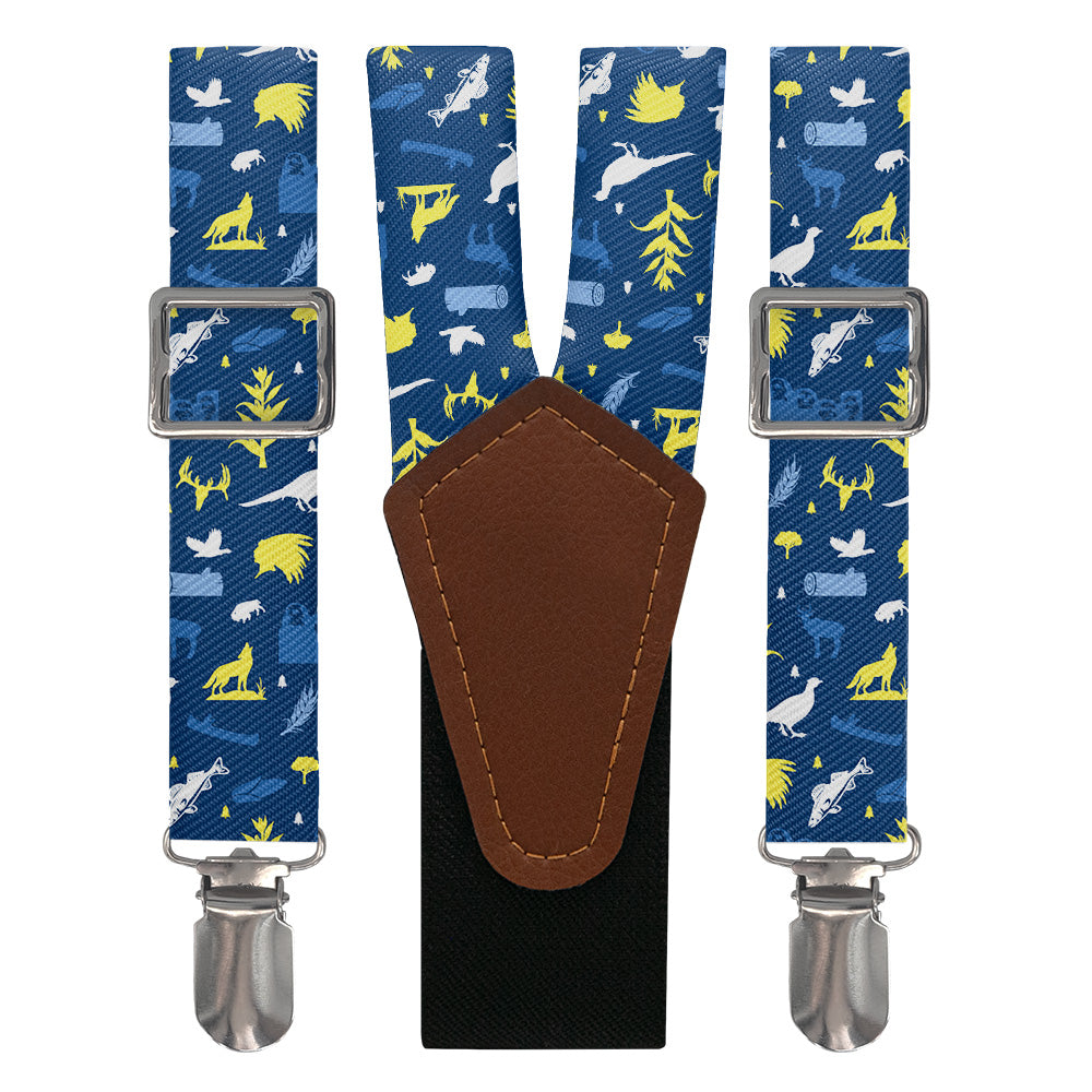 South Dakota State Heritage Suspenders - Main View - Knotty Tie Co.
