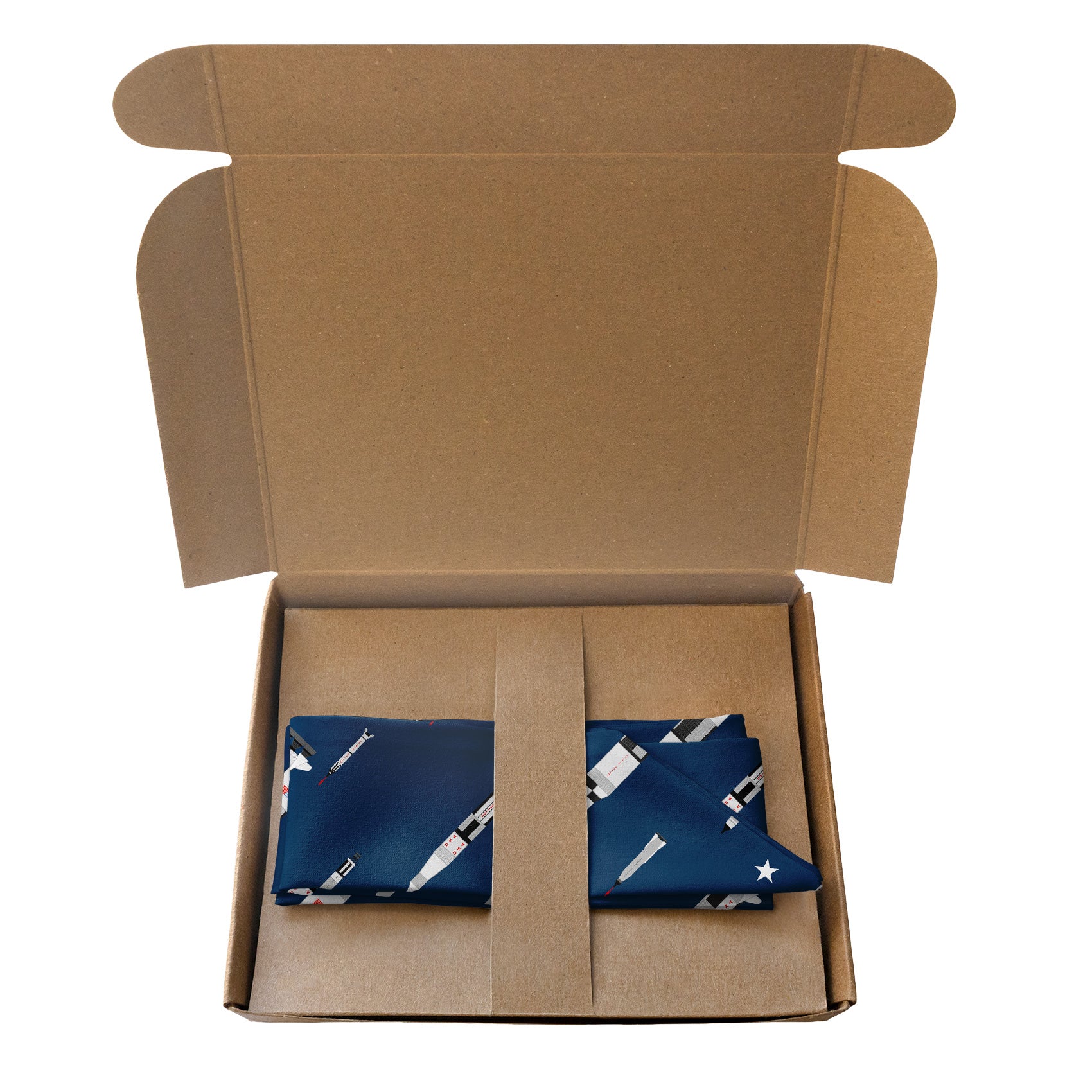 Space Race Hair Scarf - Packaging - Knotty Tie Co.