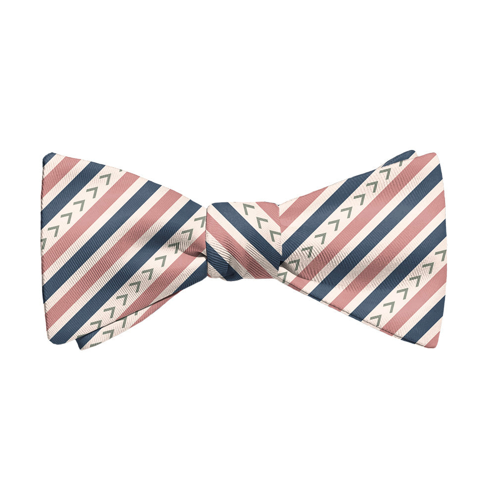 Spring Stripe Bow Tie - Adult Standard Self-Tie 14-18" -  - Knotty Tie Co.