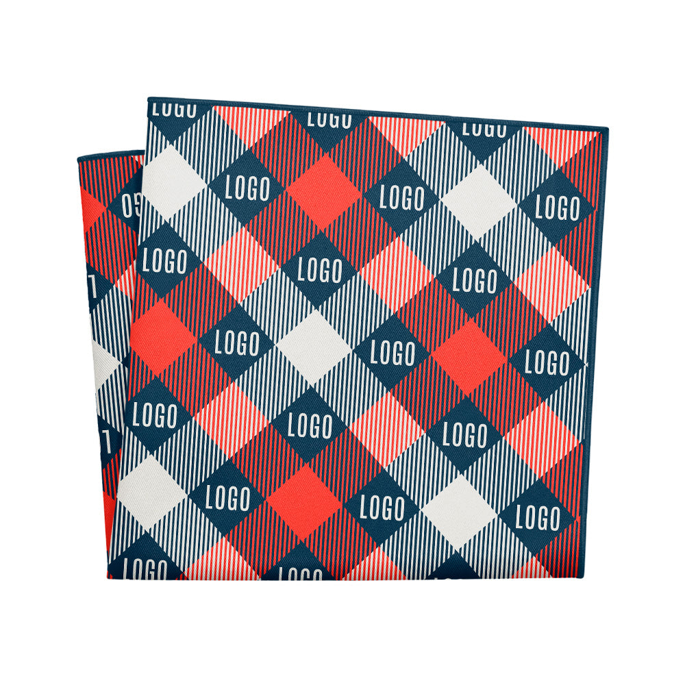 Custom Squared Away 2 Logo Pocket Square