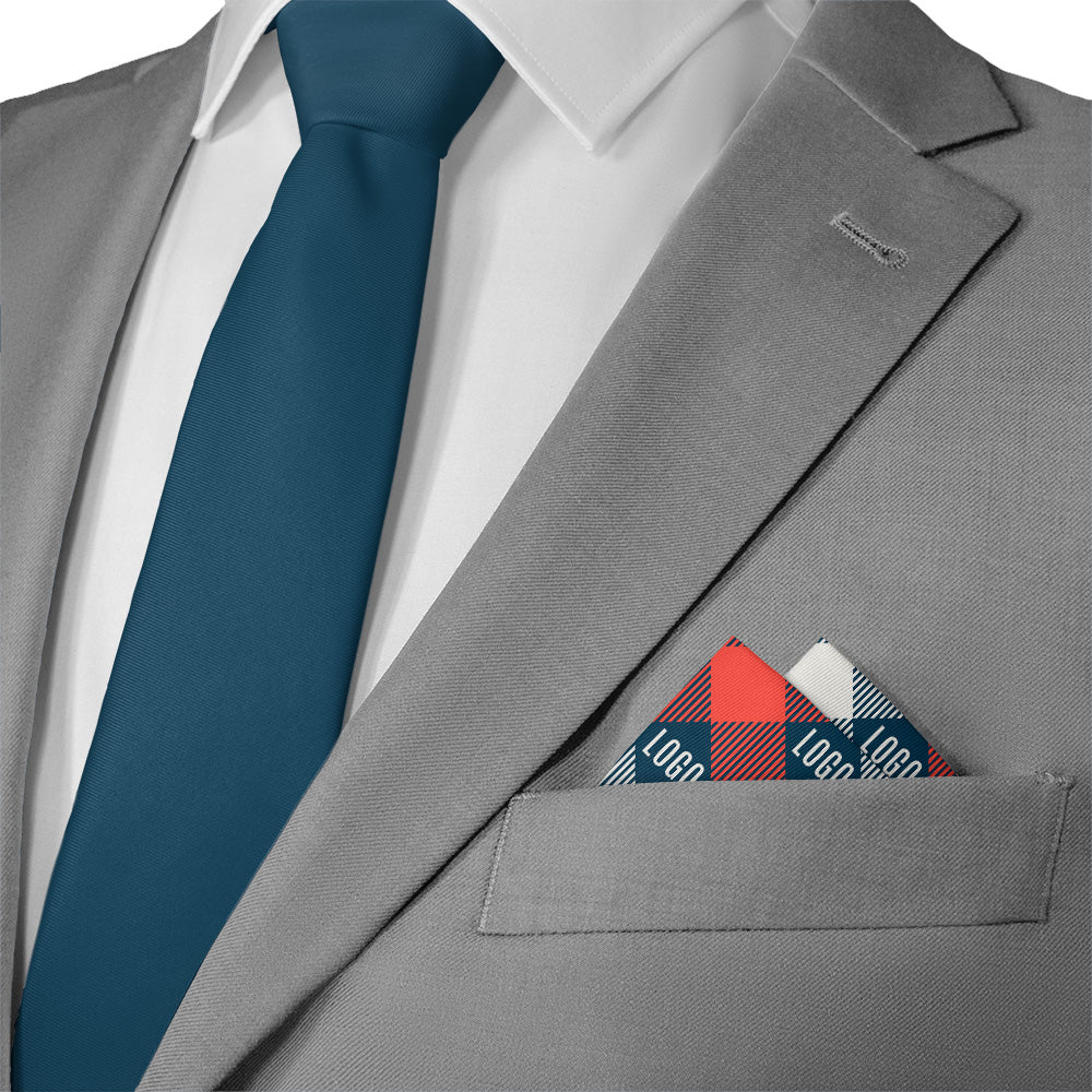 Custom Squared Away 2 Logo Pocket Square