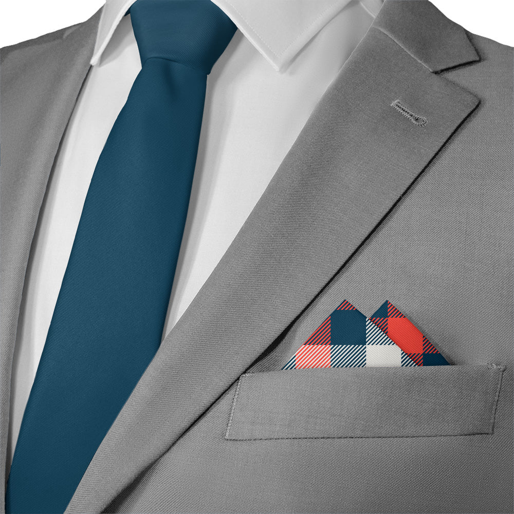 Custom Squared Away 3 Logo Pocket Square