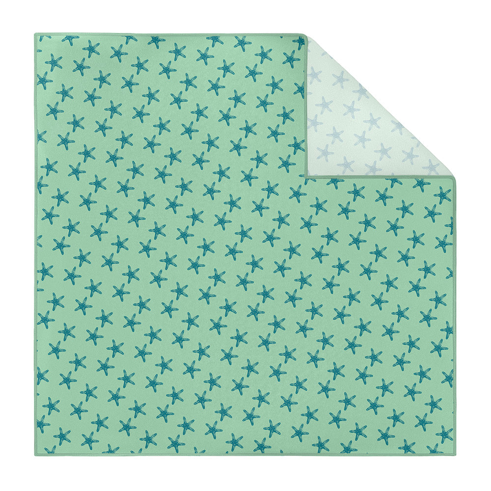 Starfish Pocket Square - Printed - Knotty Tie Co.
