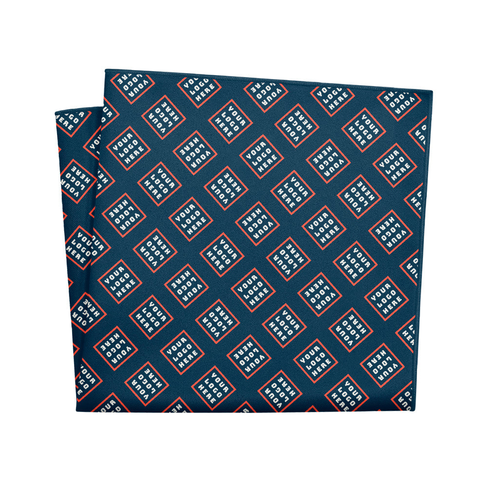 Custom Step & Repeat 4 Logo Pocket Square