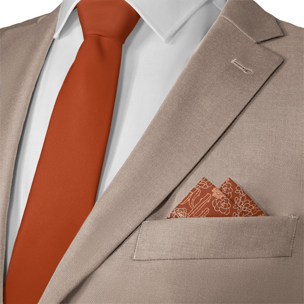 Succulent Cactus Garden Pocket Square