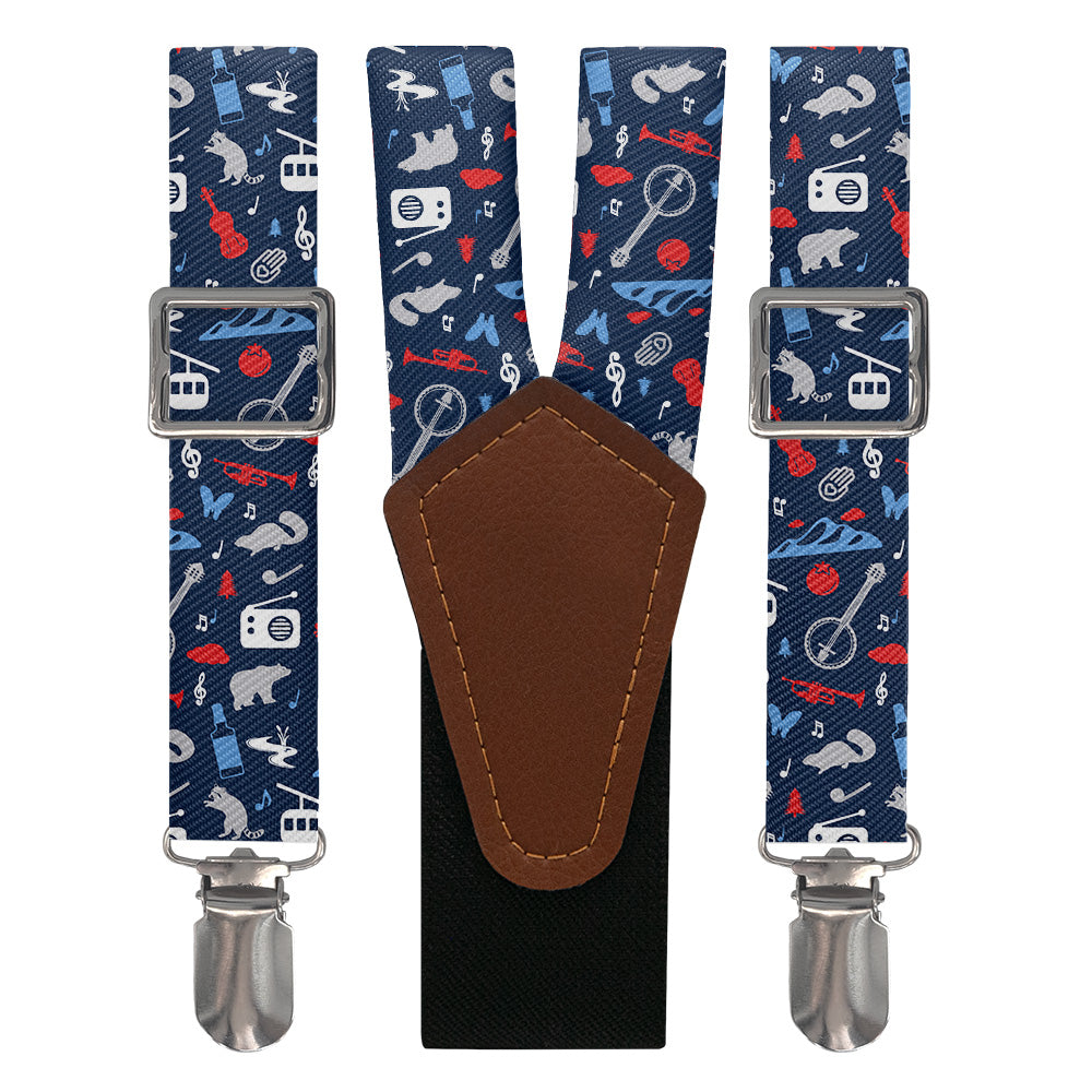 Tennessee State Heritage Suspenders - Main View - Knotty Tie Co.