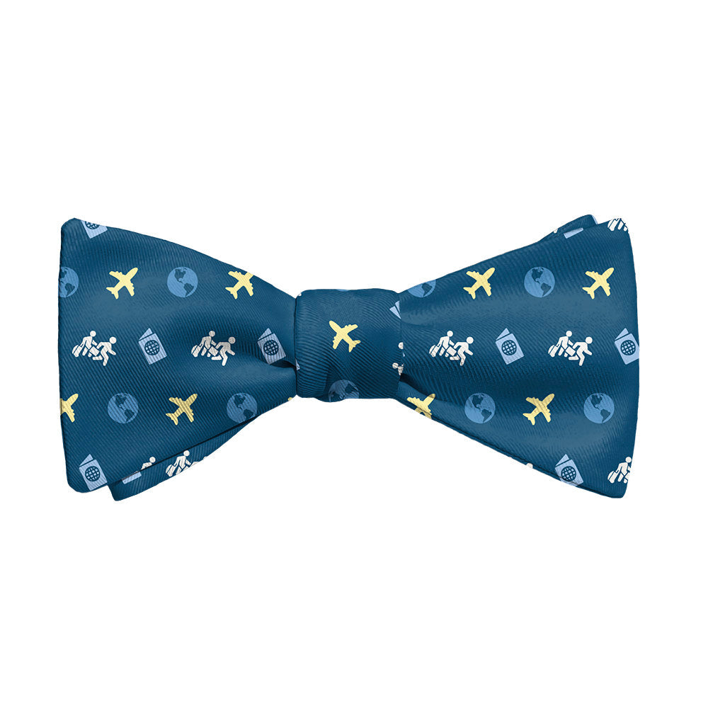 Traveling With Friends Bow Tie - Adult Standard Self-Tie 14-18" -  - Knotty Tie Co.