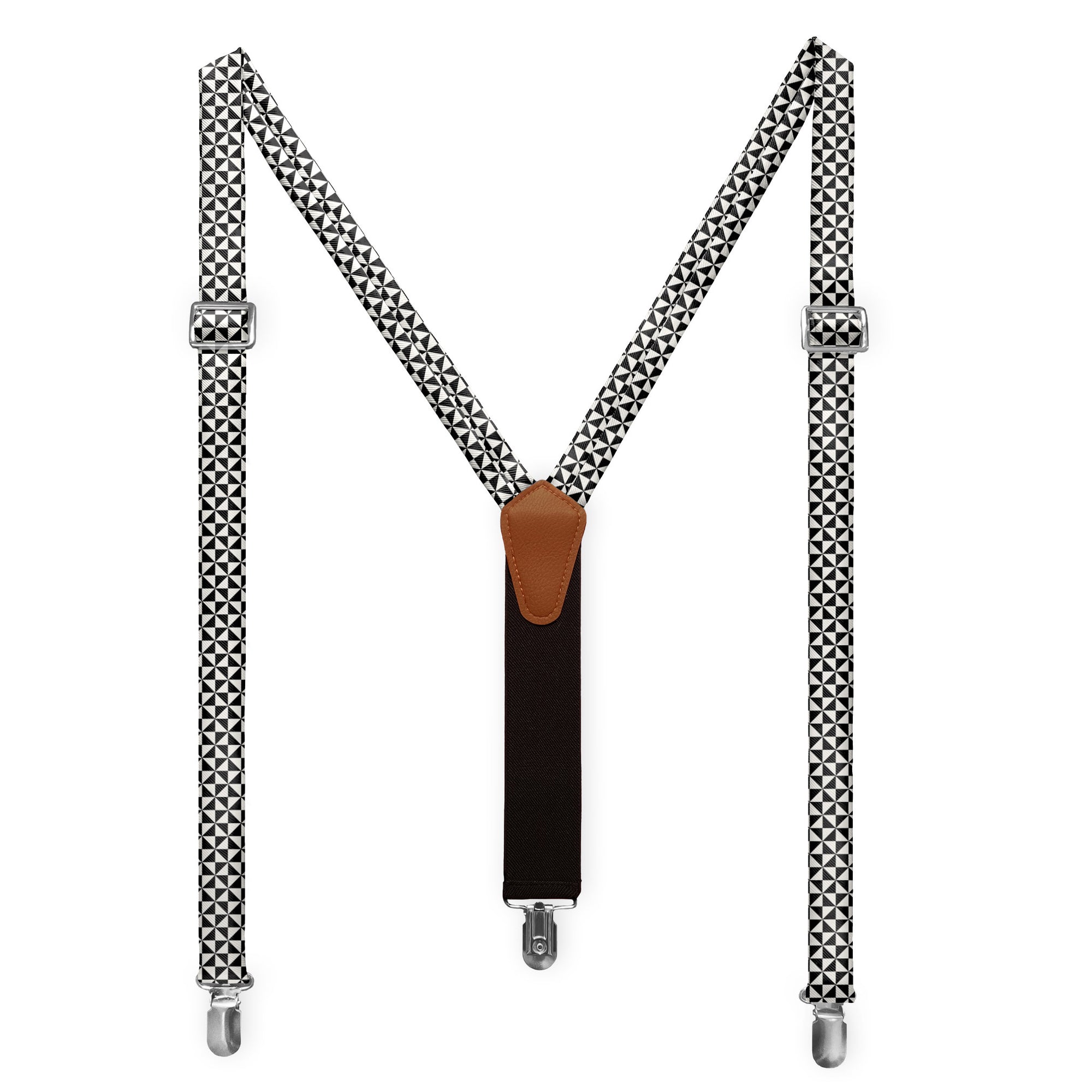 Trokut Checkered Suspenders -  -  - Knotty Tie Co.